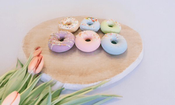 Fruity Donut Bath Bombs